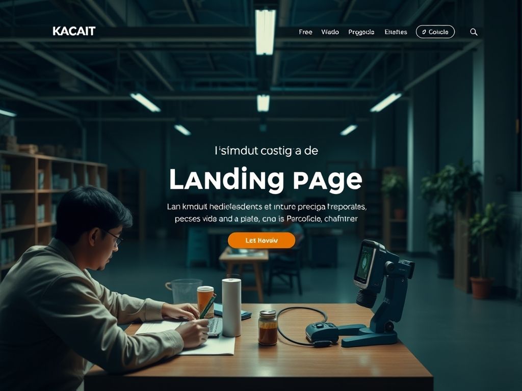 landing page simples